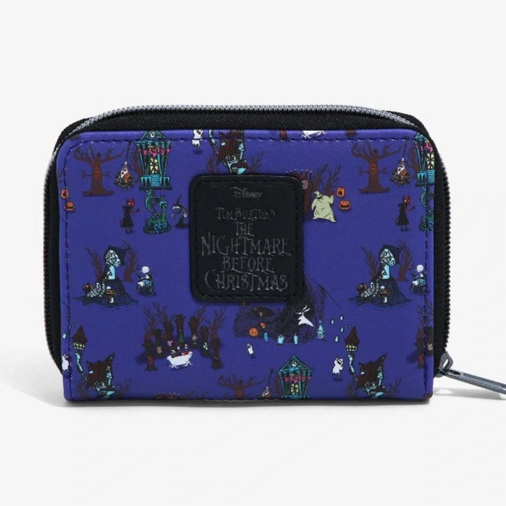 Nightmare Before Christmas Disney Halloween Town Mini Wallet Hot Topic Loungefly